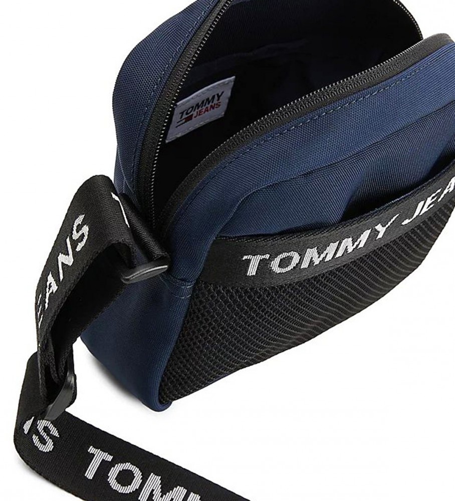 Bolsa de ombro Tommy Jeans Essential Square Reporter, azul