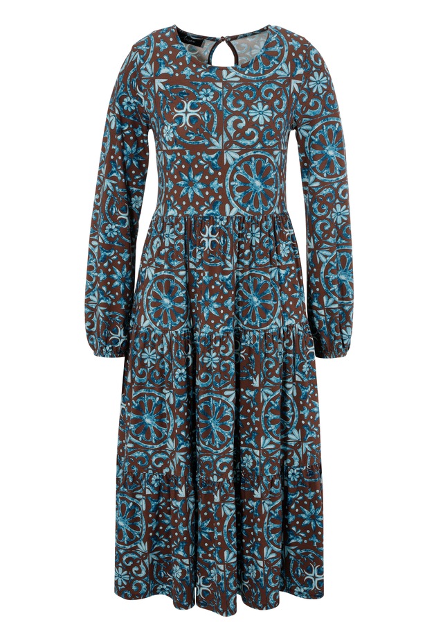 Aniston CASUAL Jerseykleid mit extravaganten Druck - jedes Teil ein Unikat