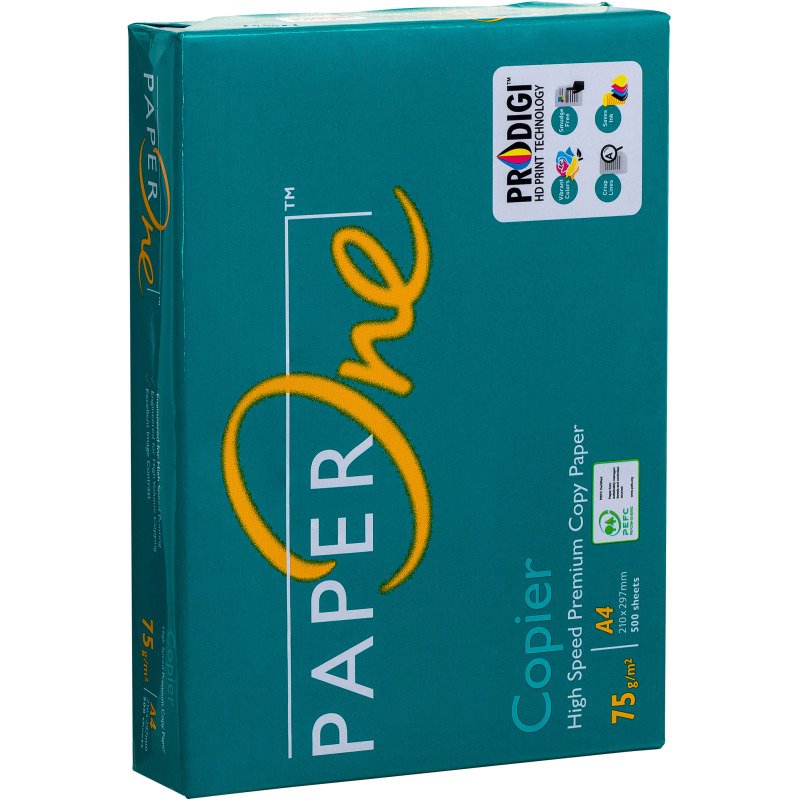 Papier A4 blanc 75g Paper One Copier - ramette de 500 feuilles