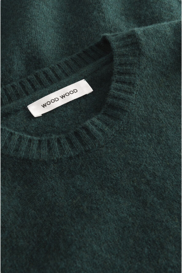 Wood Wood Beckett lambswool jumper Midori green