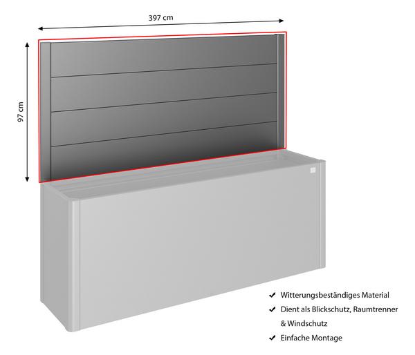 Biohort Sichtschutz für HochBeet 4x1, ca.