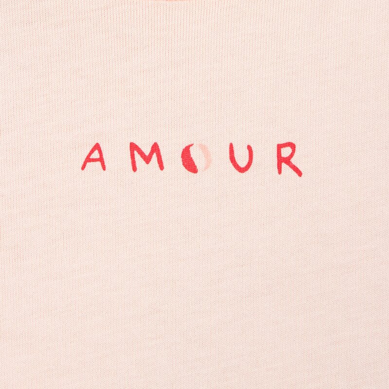 T-shirt manches courtes en coton bio rose mixte Absorba Rose