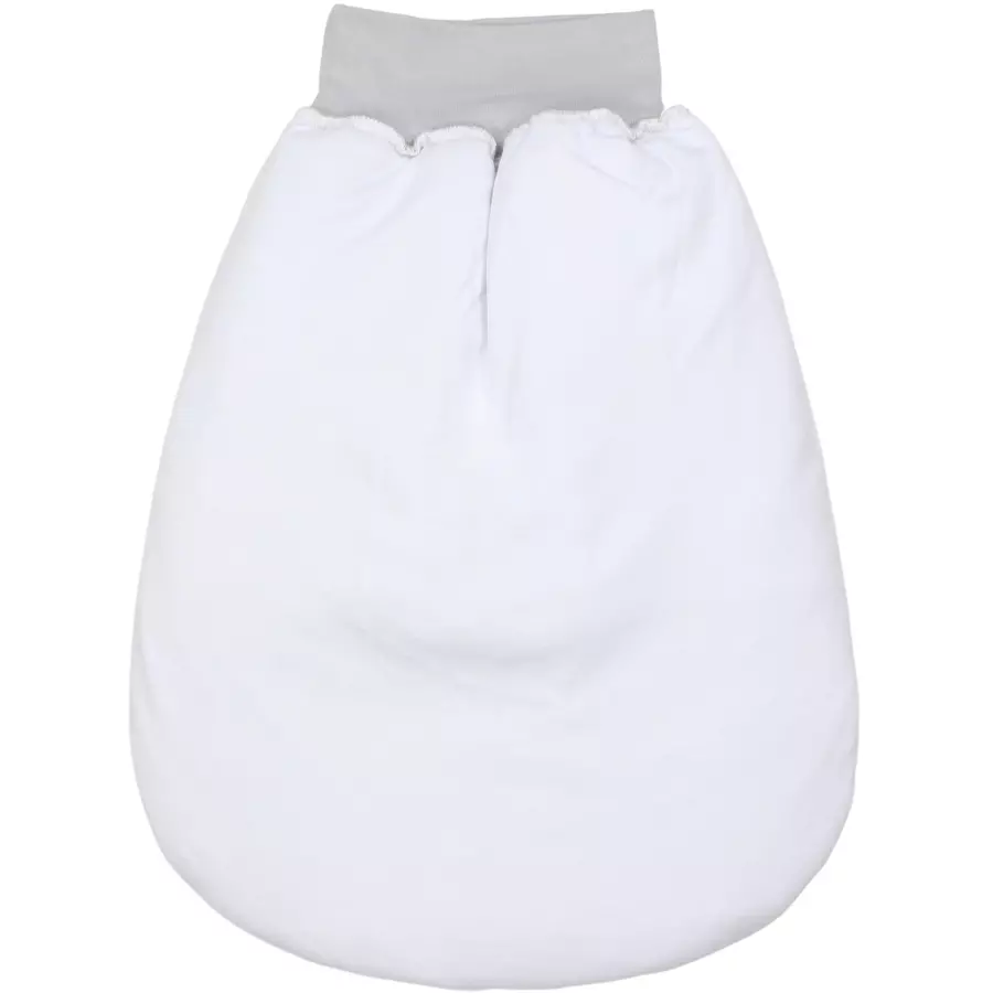 TupTam Baby Strampelsack mit Bund für Mädchen  und Jungen graumelange
