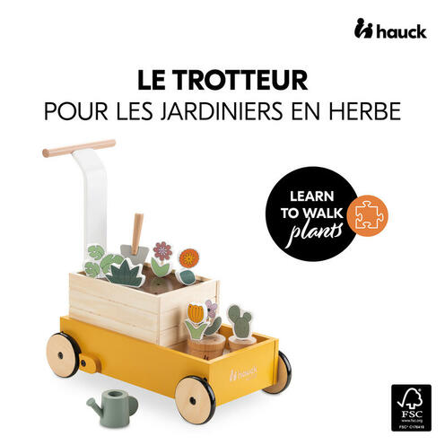 Trotteur jardinier Learn to walk - Bois - HAUCK