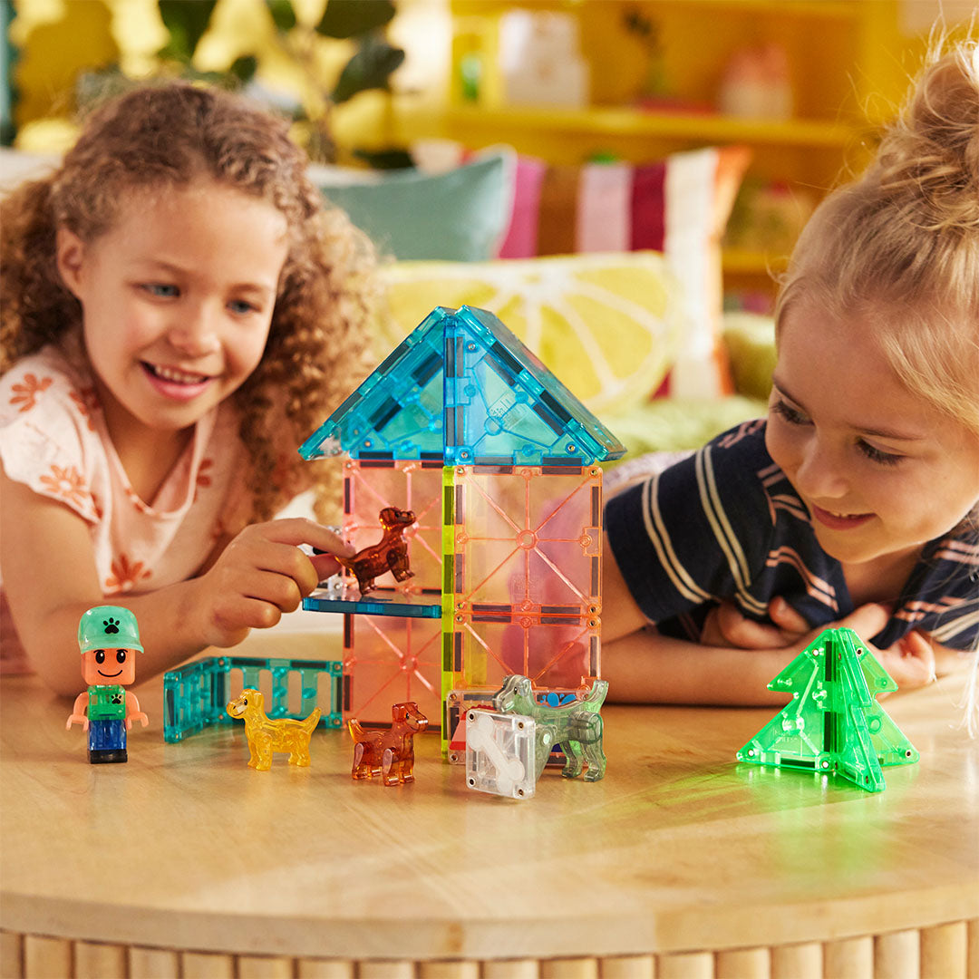 magna-tiles magnetische tegels puppy park - 27st