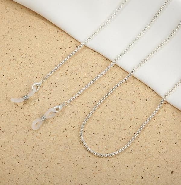 Chain for sunglasses Retro Vintage silver glasses