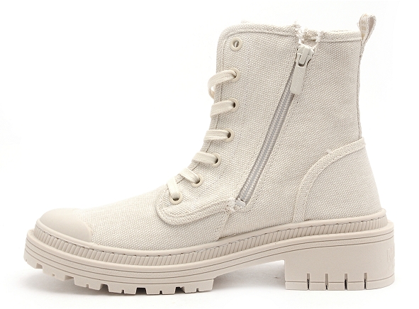 Mustang boots bottine plates femme 1421501 beige