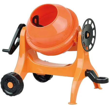LENA® Betonmischer 24 cm, Mischmaschine orange, Zementmischer für Strand und Sandkasten