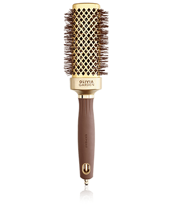 Olivia Garden Expert Blowout Straight gewellte Borsten 40 gold & braun 1-Stück