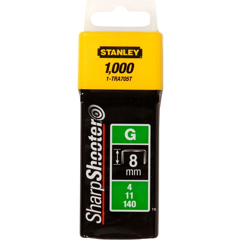 Agrafes 8 mm type G - boite de 1000 pièces