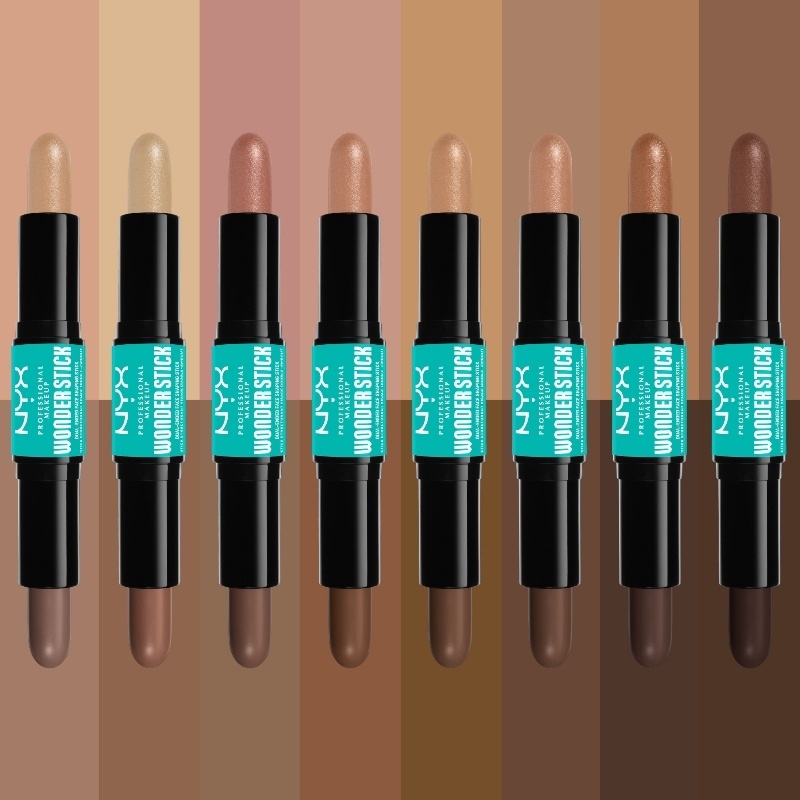 NYX Prof. Makeup Wonder Stick Dual-Ended Face Shaping Stick 34 gr. - 07 Deep