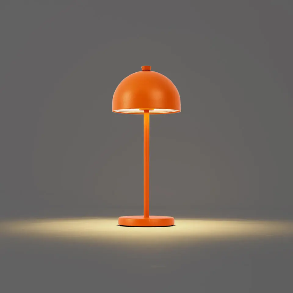 Qazqa tafellampen squirrel oranje geïntegreerde led