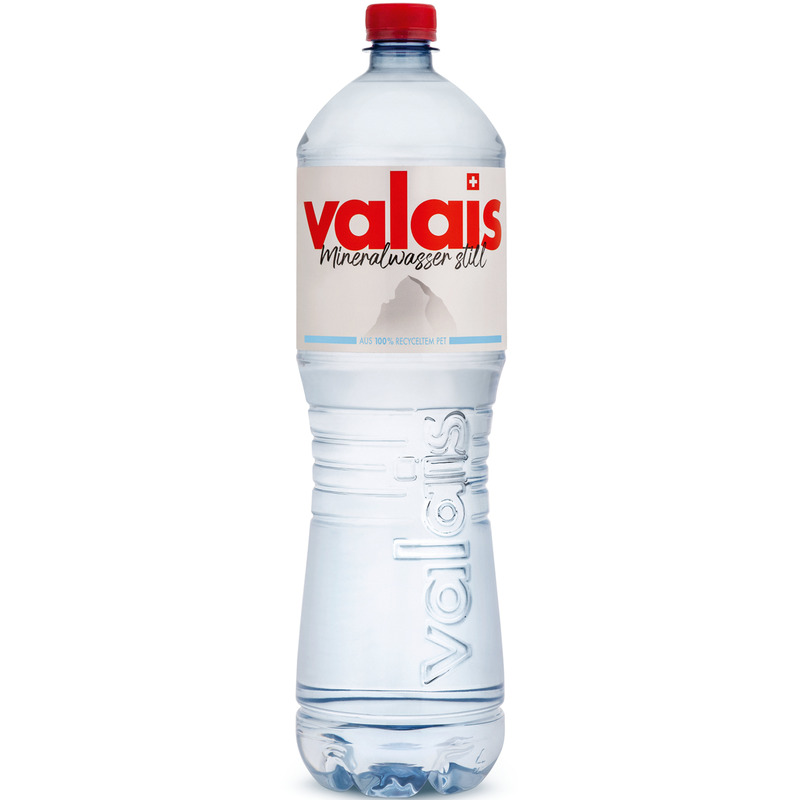 Valais Wasser rot, ohne Kohlensäure, 150 cl, 6 Stück