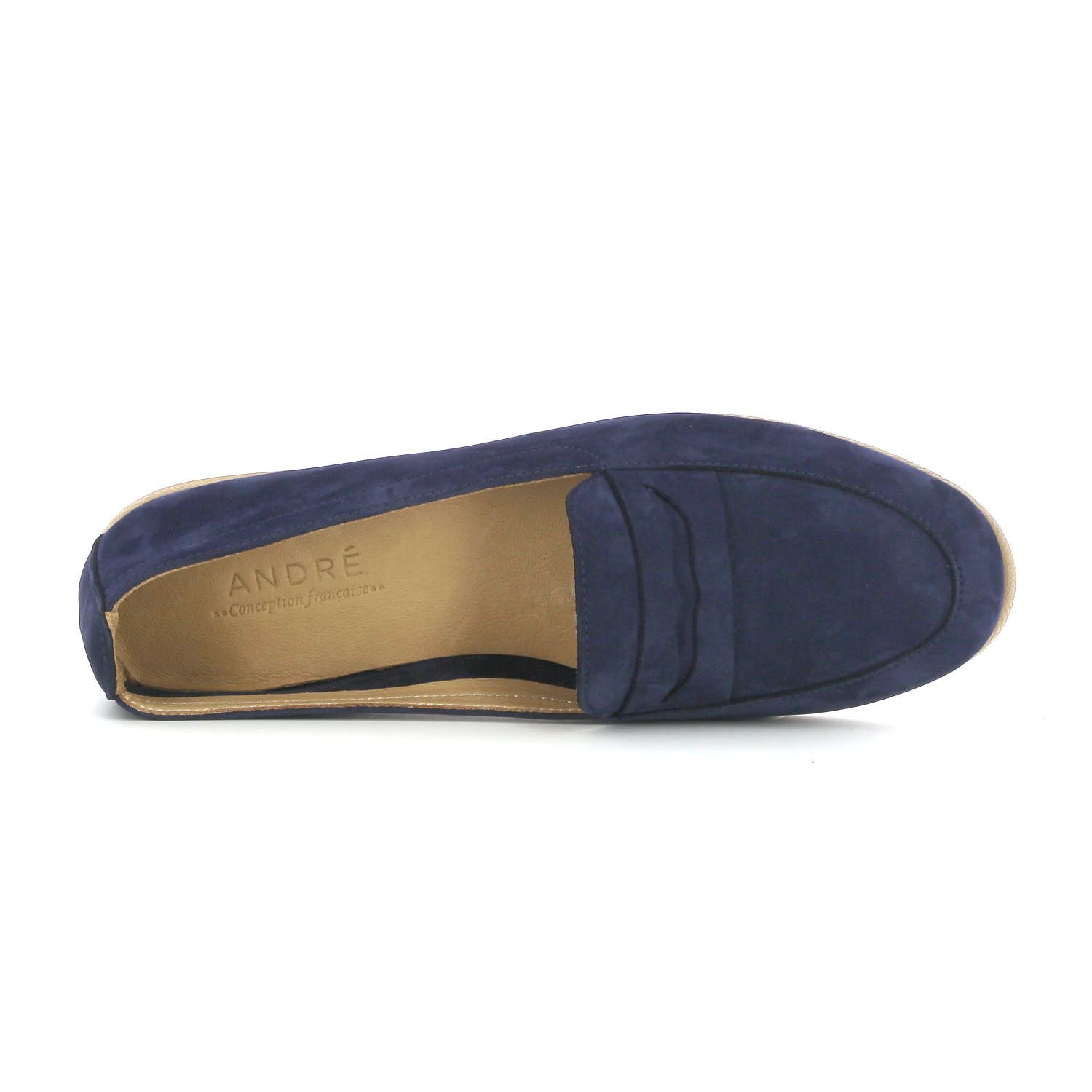 André - Mocassins LUCIOLE Marine