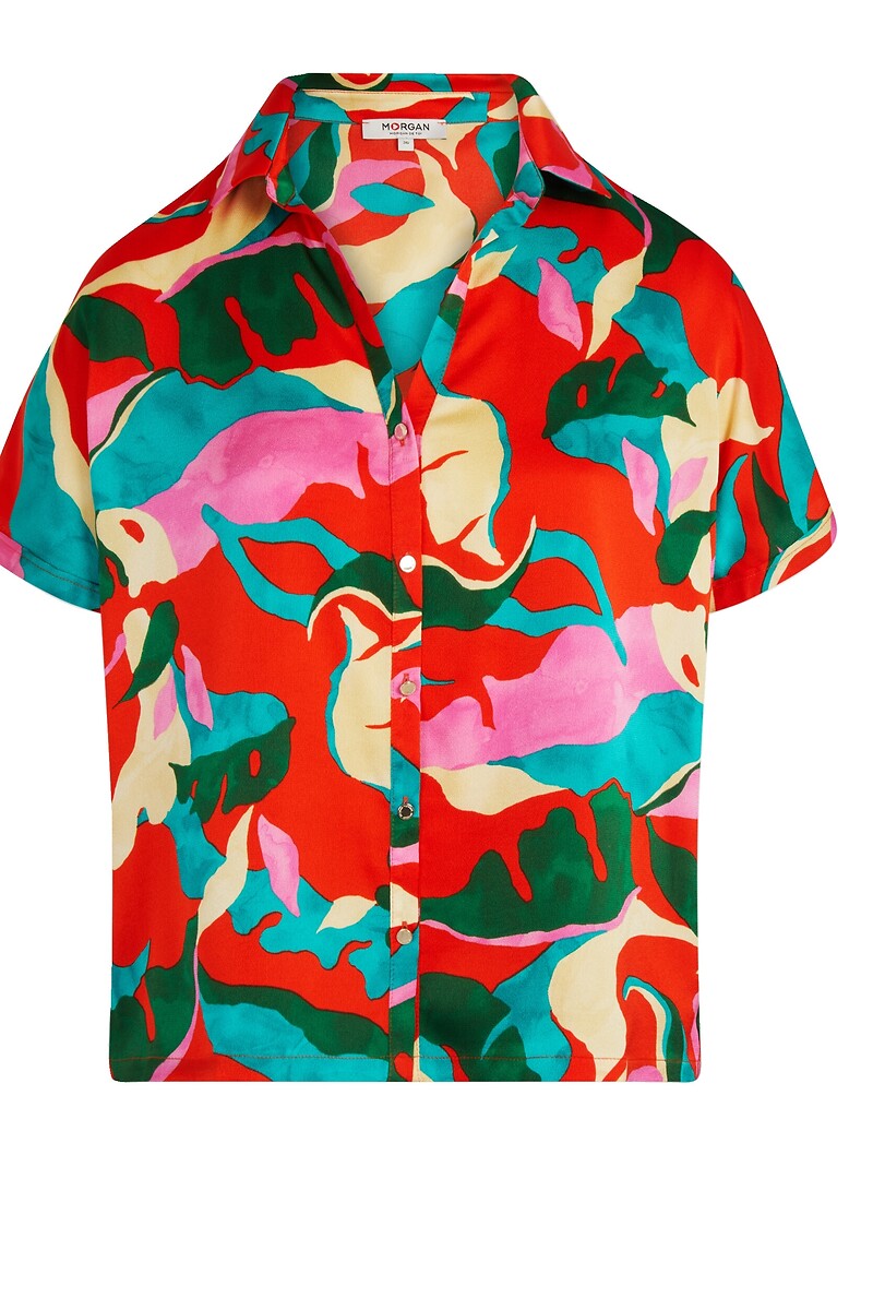 MORGAN<br>Camisa de manga curta