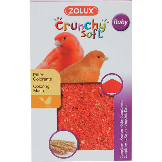 Pâtée Crunchy Soft Ruby à la bêta-carotène pour canaris - 150 g