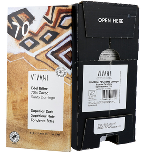 Vivani Superior Dark 70% Chocolade 100GR