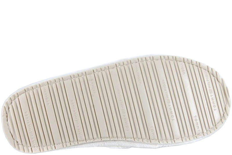 TOMMY HILFIGER COMFORT HOMESLIPPER WHITE HJEMMESKO
