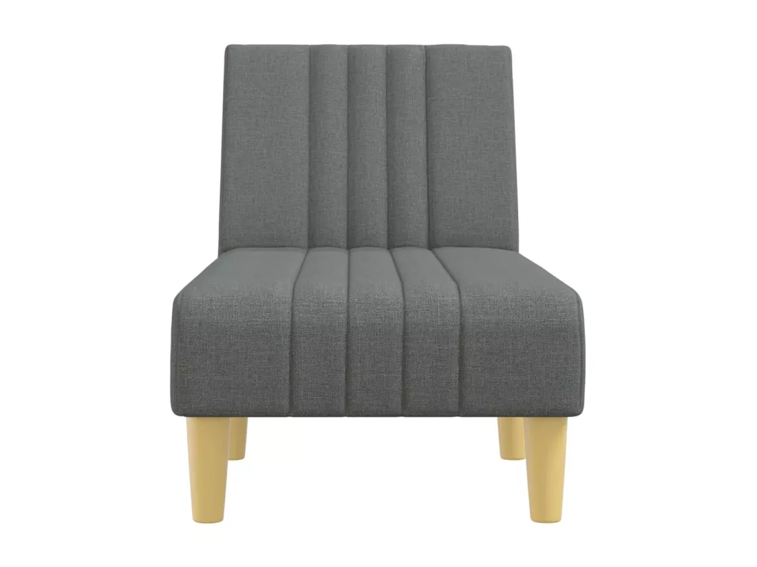 Prolenta Premium - Chaise longue gris foncé tissu