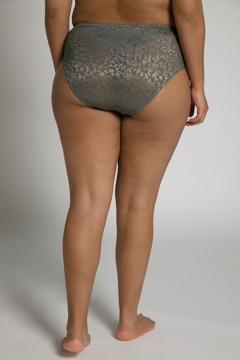Slip, Blüten-Jacquard, Stretchkomfort