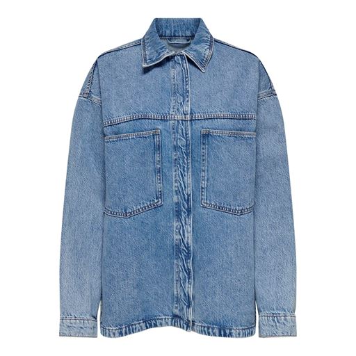 ONLY Emmie Denimskjorte, Light Blue Denim, XS