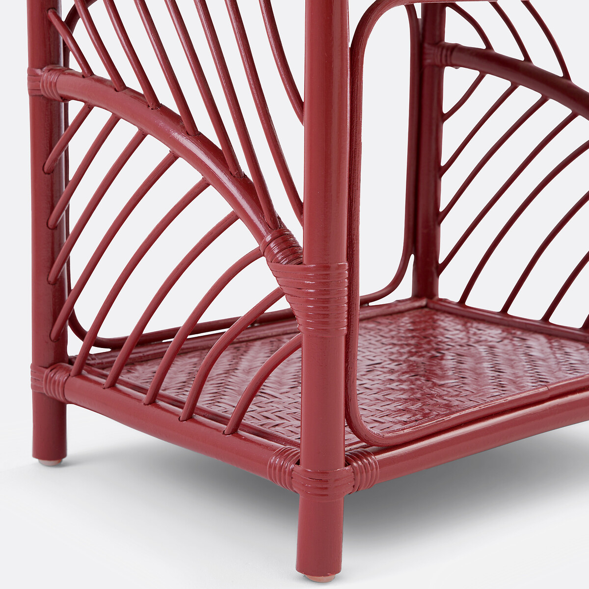 LA REDOUTE INTERIEURS<br>Mesinha de cabeceira em rattan riscas