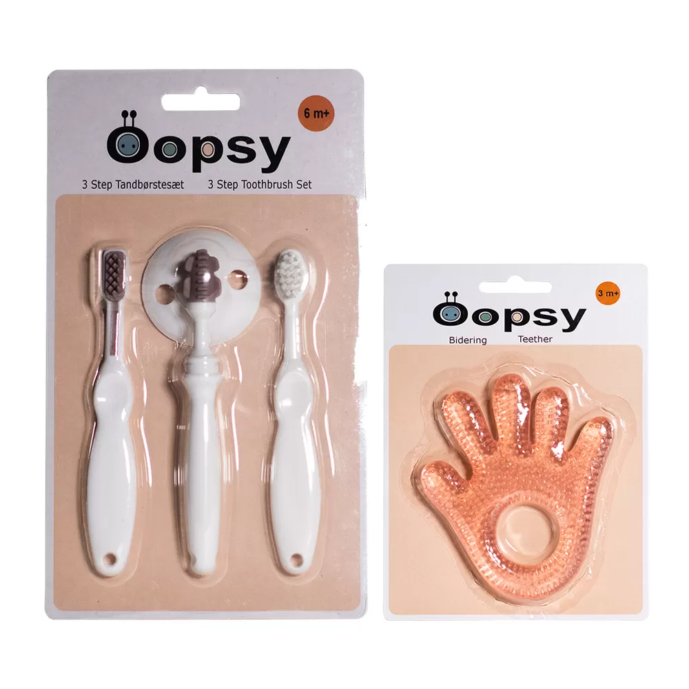Oopsy Mund & Tand Sæt Rosa