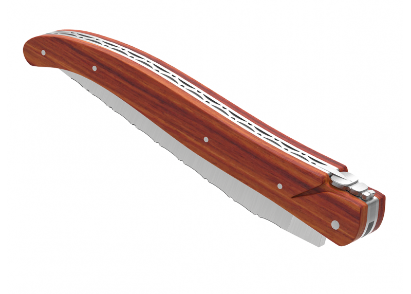 Couteau Laguiole ressort forgé Plein Manche en bois de rose