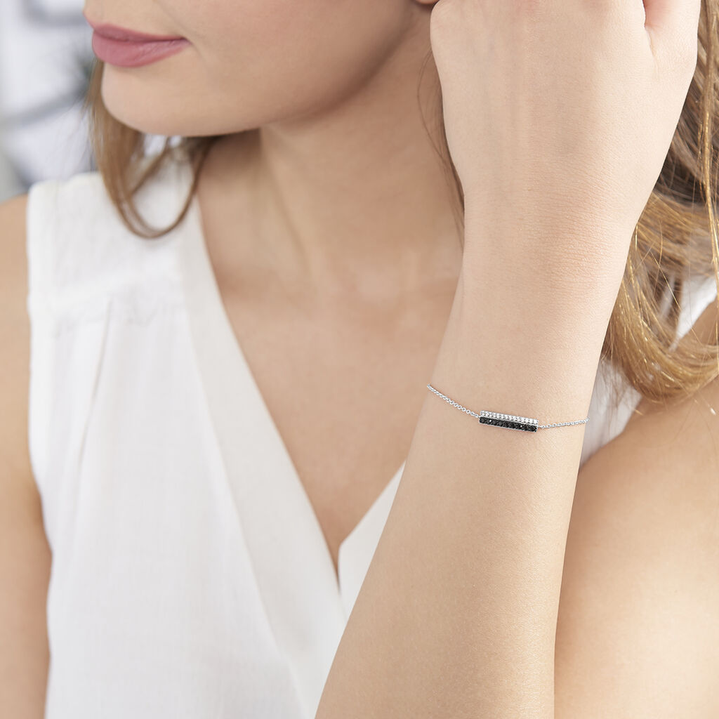 Bracelet Elianna Argent Blanc Oxyde De Zirconium