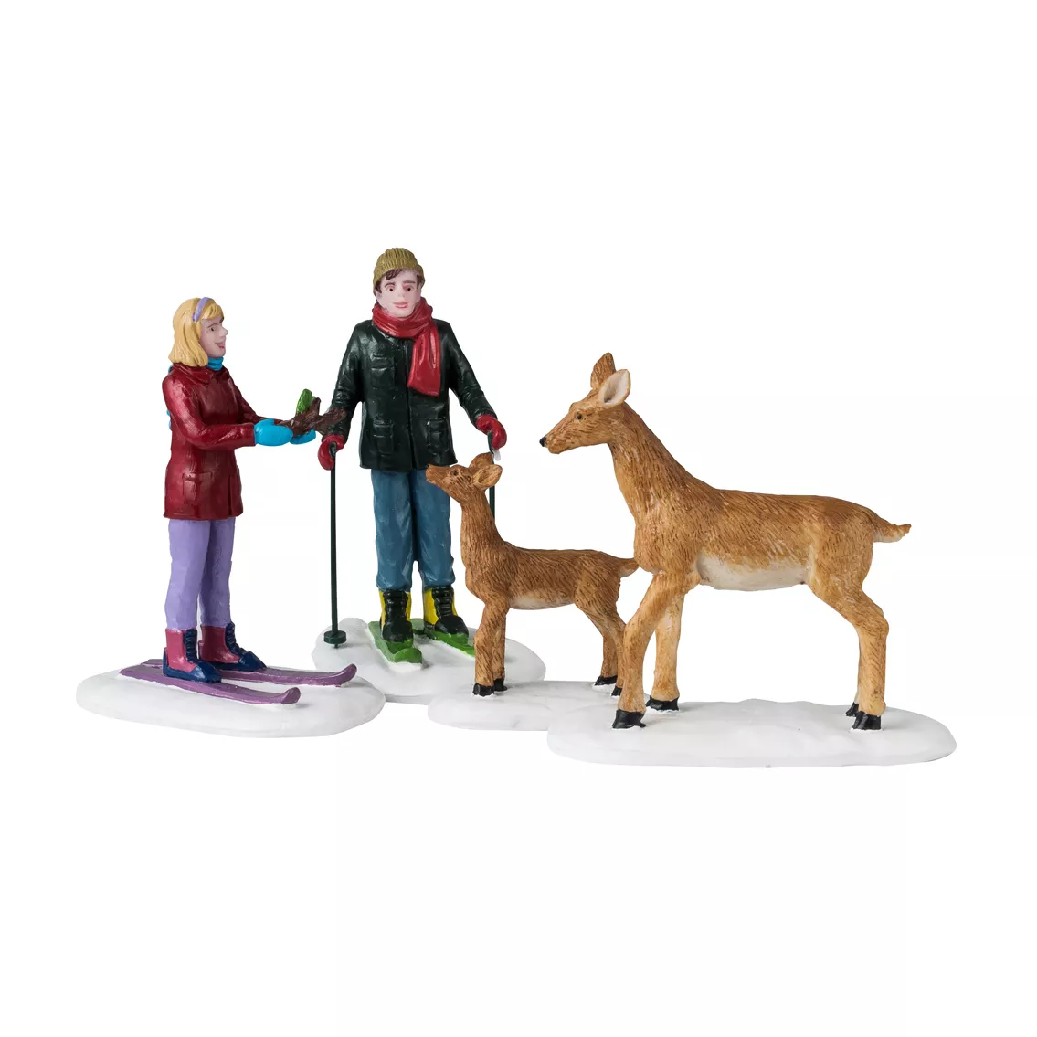 Personnages Lemax Amis des animaux sauvages