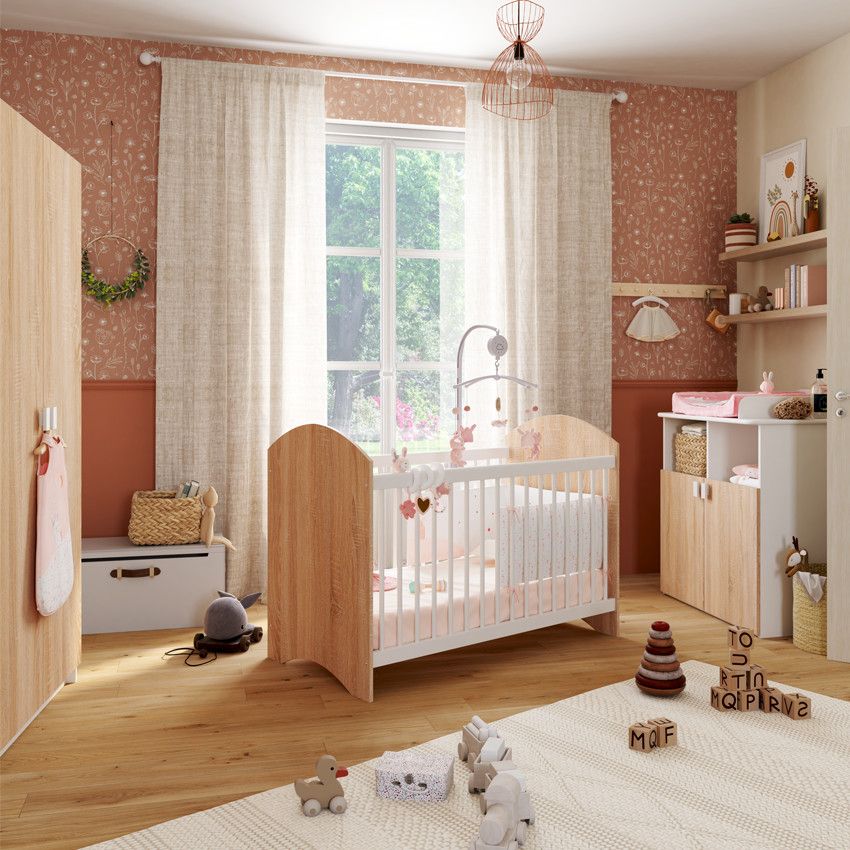 Doudou plat ours - Multicolore