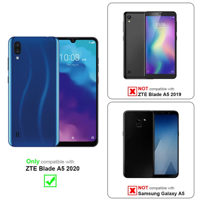 ZTE Blade A5 2020 3x Skærmbeskytter Beskyttelsesglas
