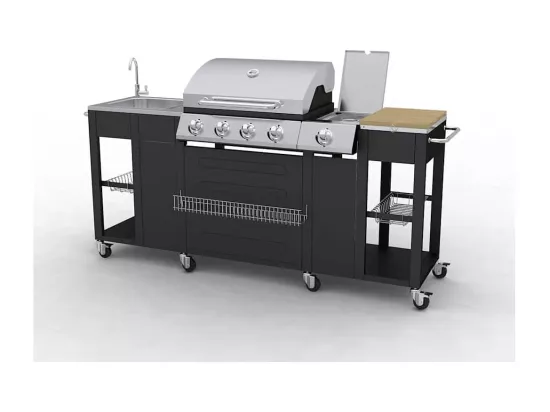 Barbecue de cuisine d'extérieur Montana 4 brûleurs