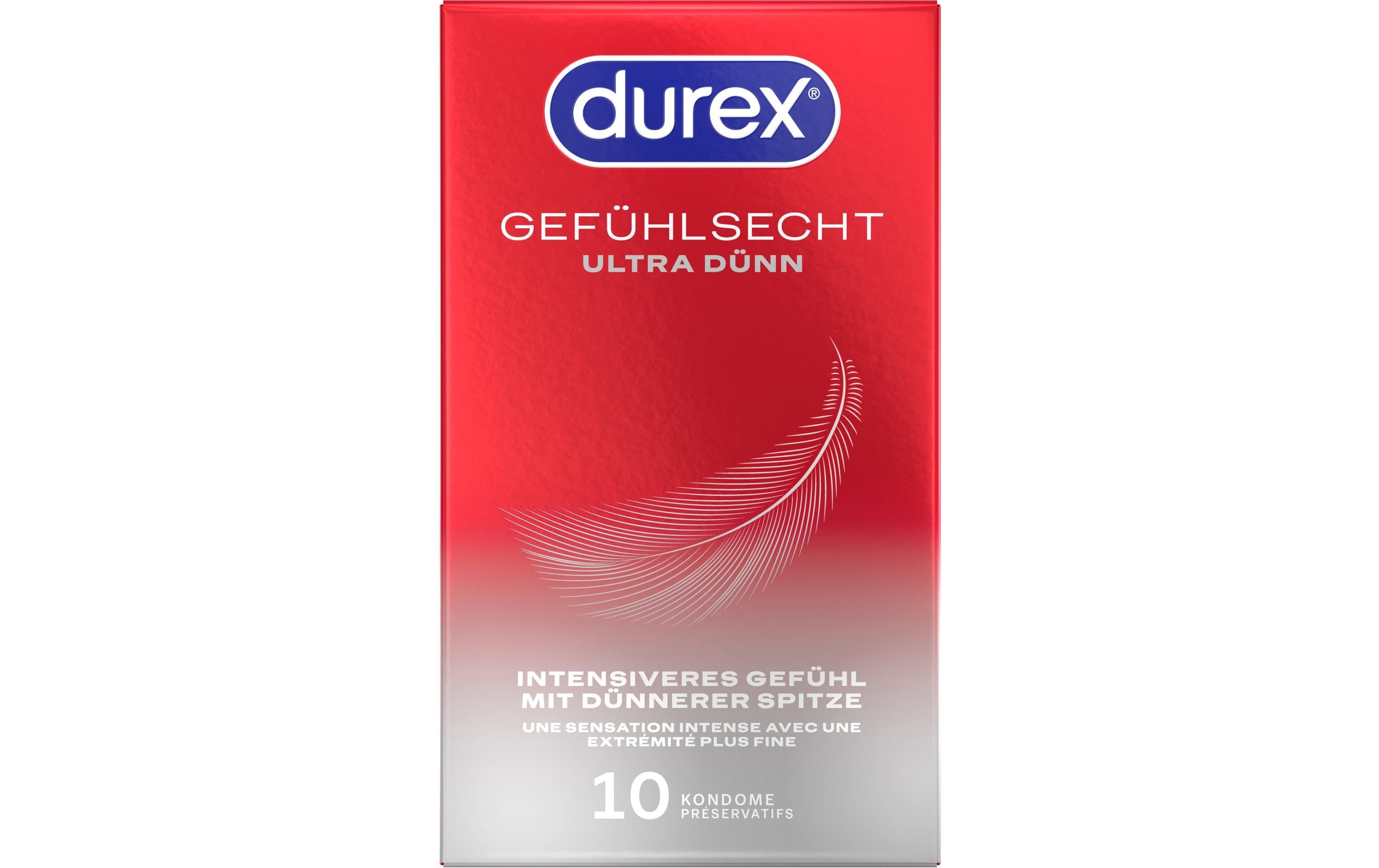 Kondome Gefühlsecht Ultra Dünn 10 StückHochwertige Präservative zur sicheren Verhütung