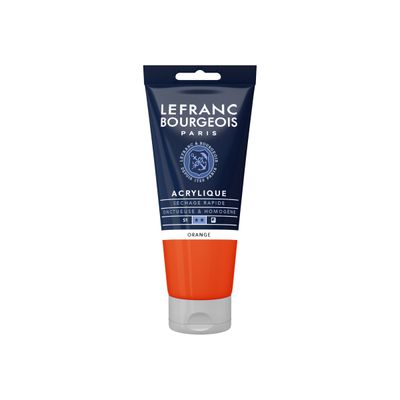 Lefranc Bourgeois - Peinture acrylique - orange - 80 ml