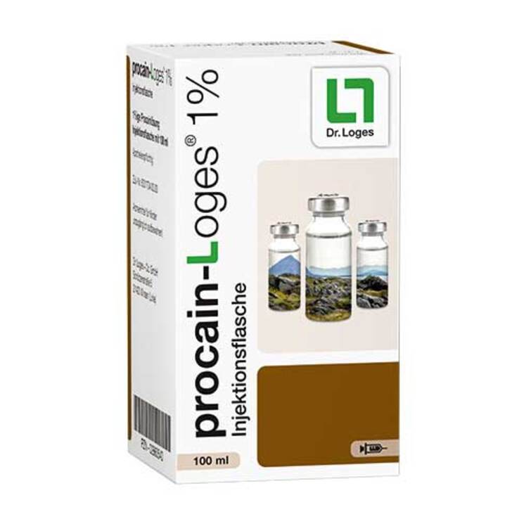 Procain-Loges 1% Injektionsflasche, 100 ml