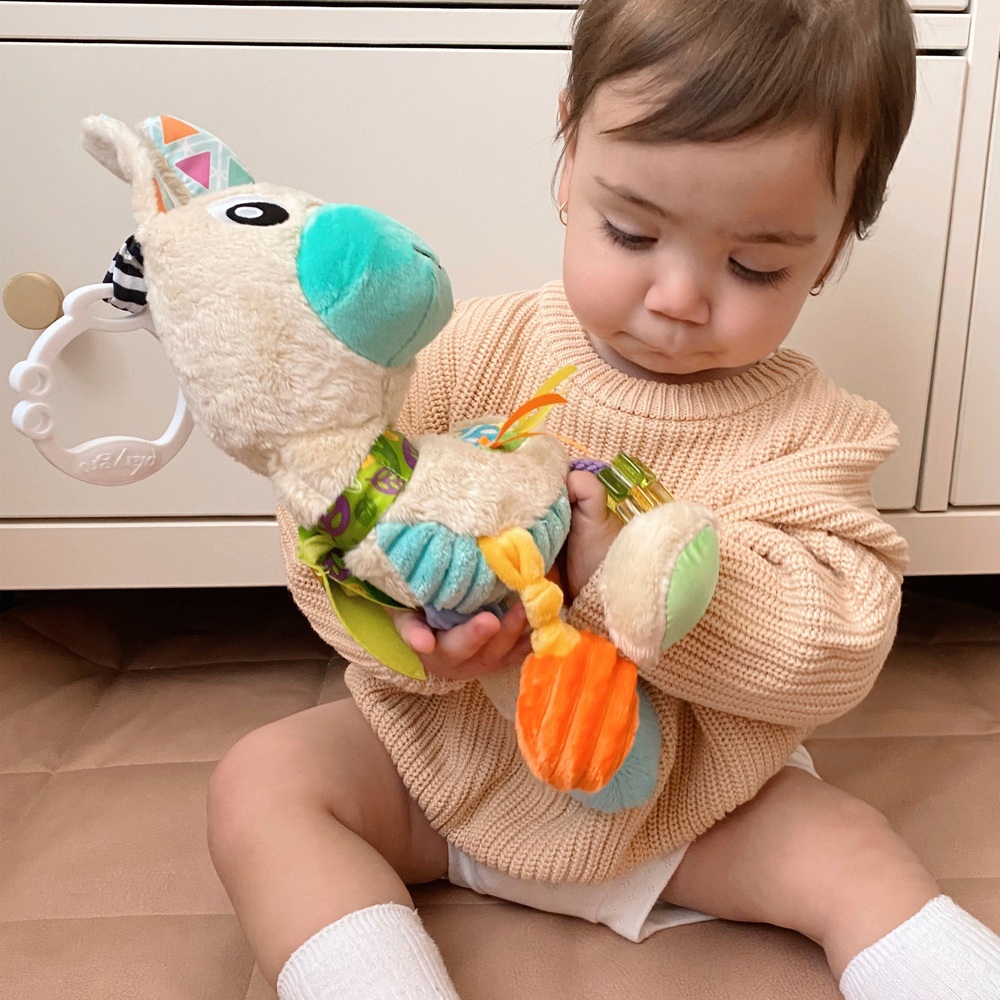 Playgro Lupe Lama Sensorisches Spielzeug
