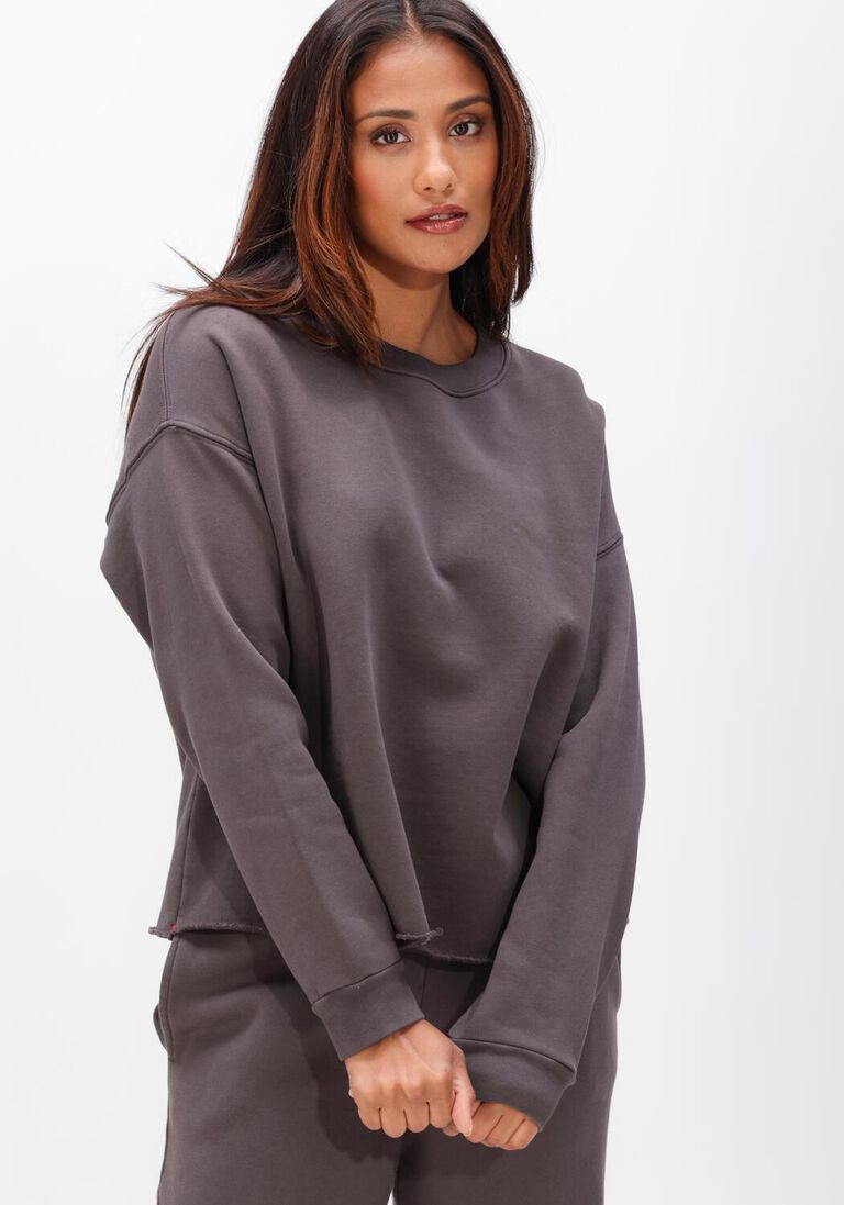 donkergrijze xirena sweater honor sweatshirt