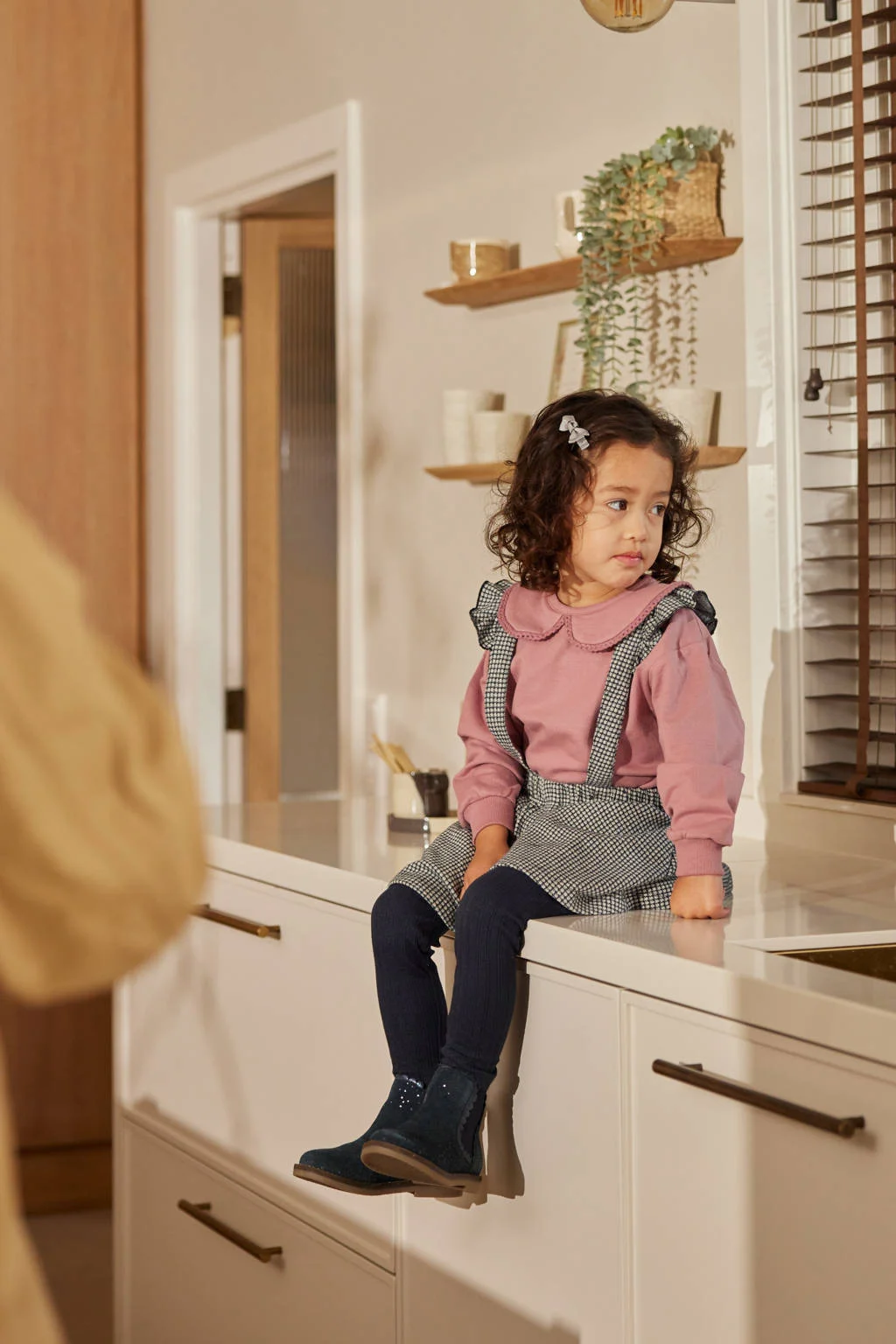 Dirkje sweater roze gebreid