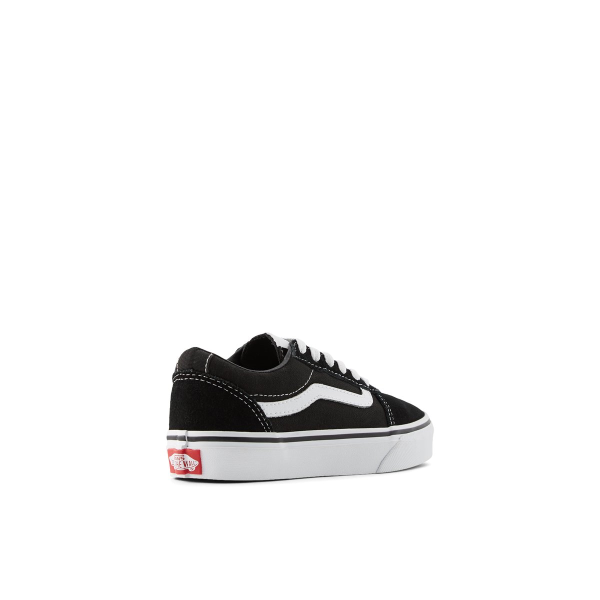 VANS-Ward-l-Baskets de skate - Talon plat - Noir/Blanc