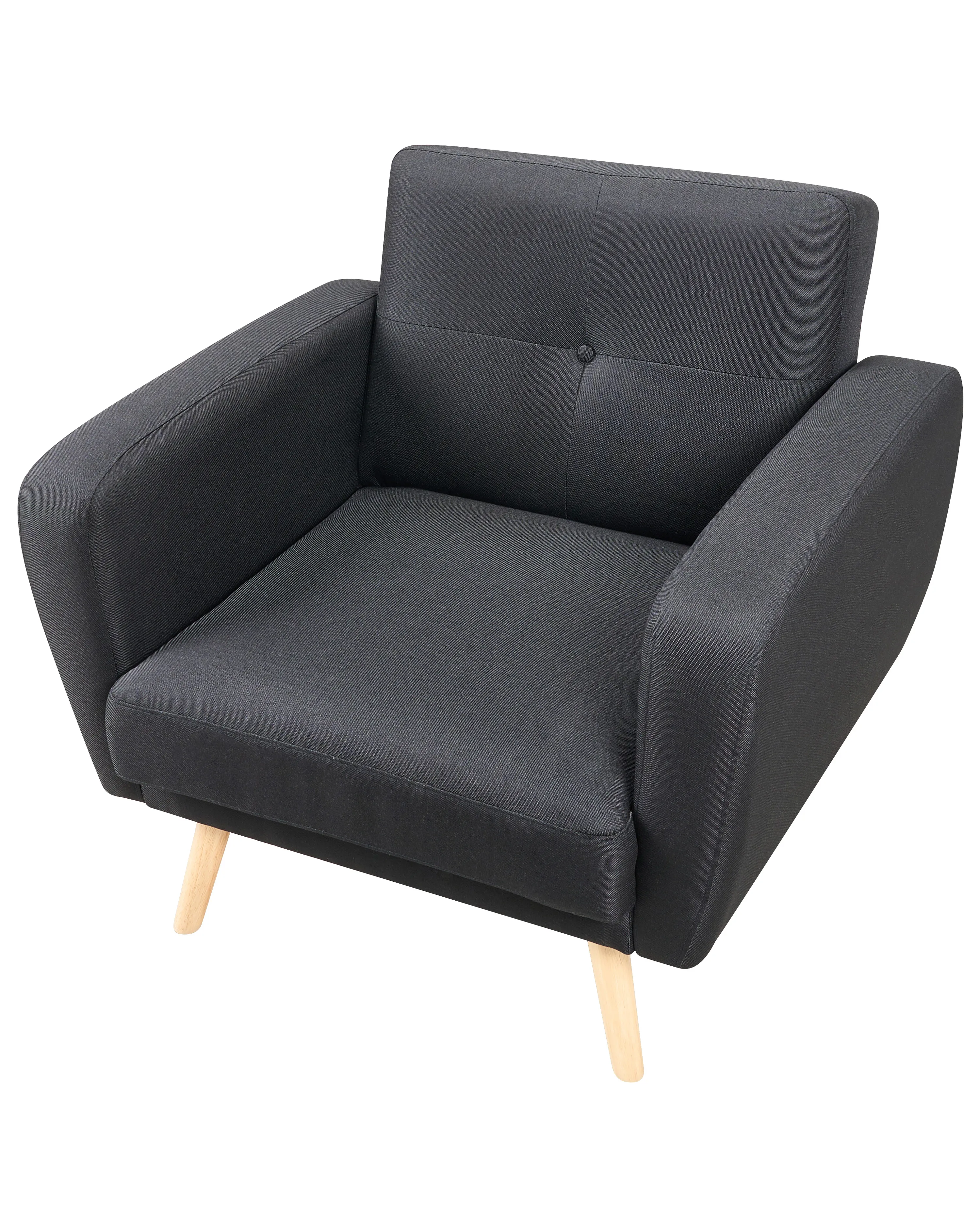 Relaxfauteuil FLORLI Stof Zwart
