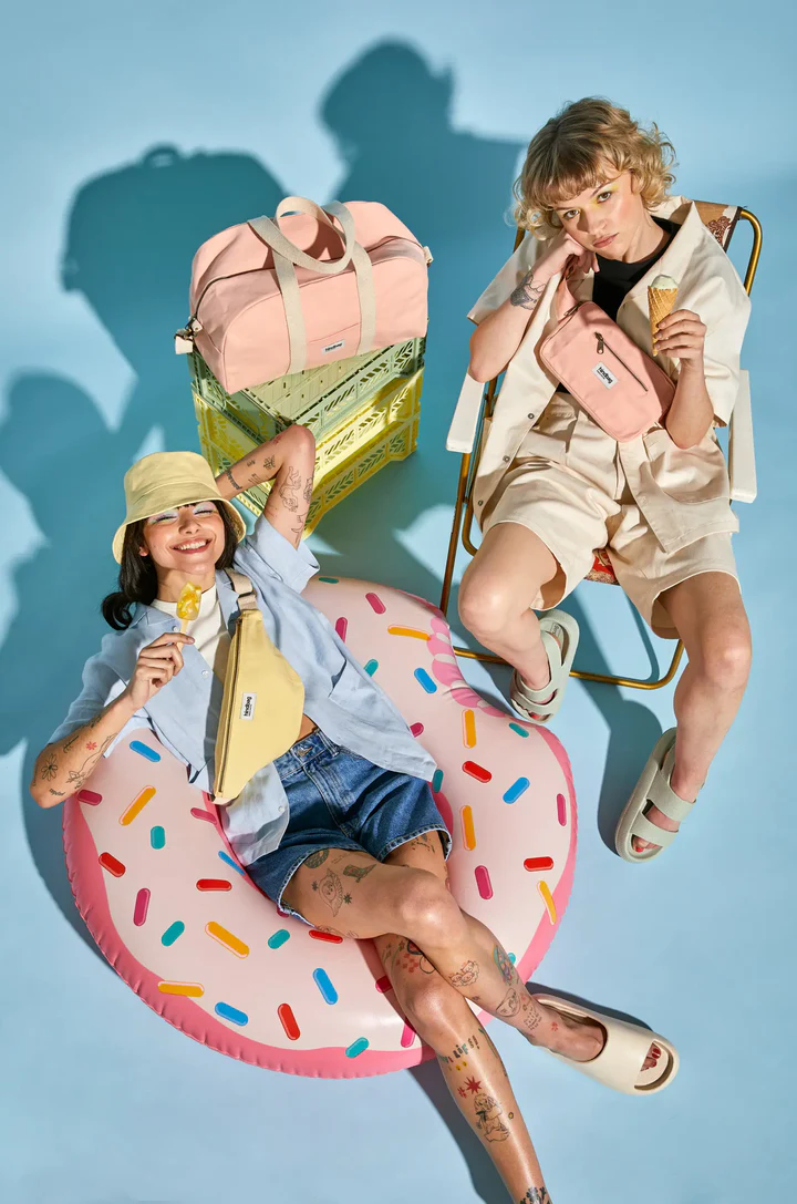 Sac banane Olivia Citron Givré