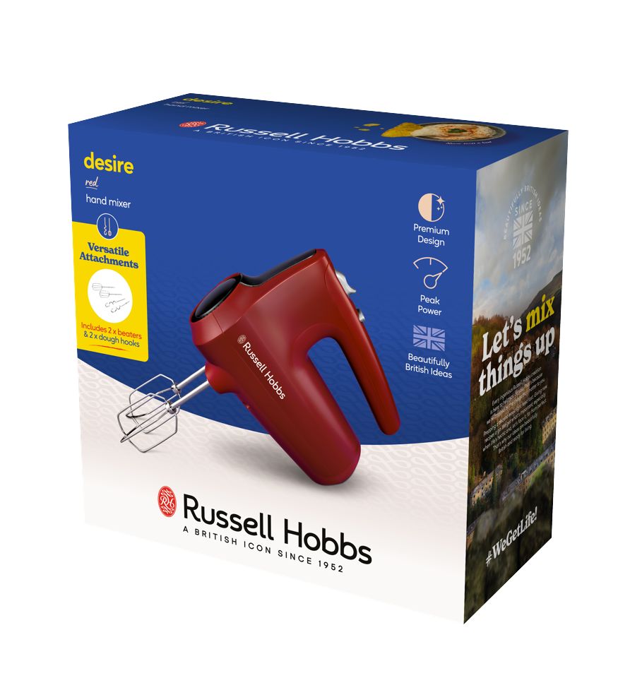 Russell Hobbs - Desire Håndmixer - Rød