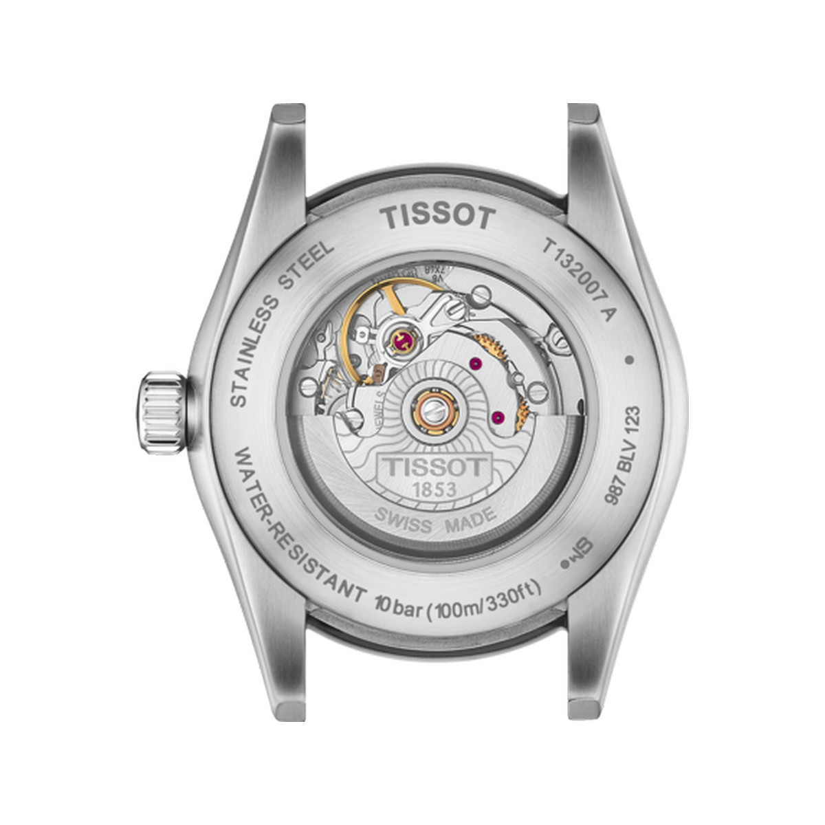 Montre Tissot femme acier cuir blanc