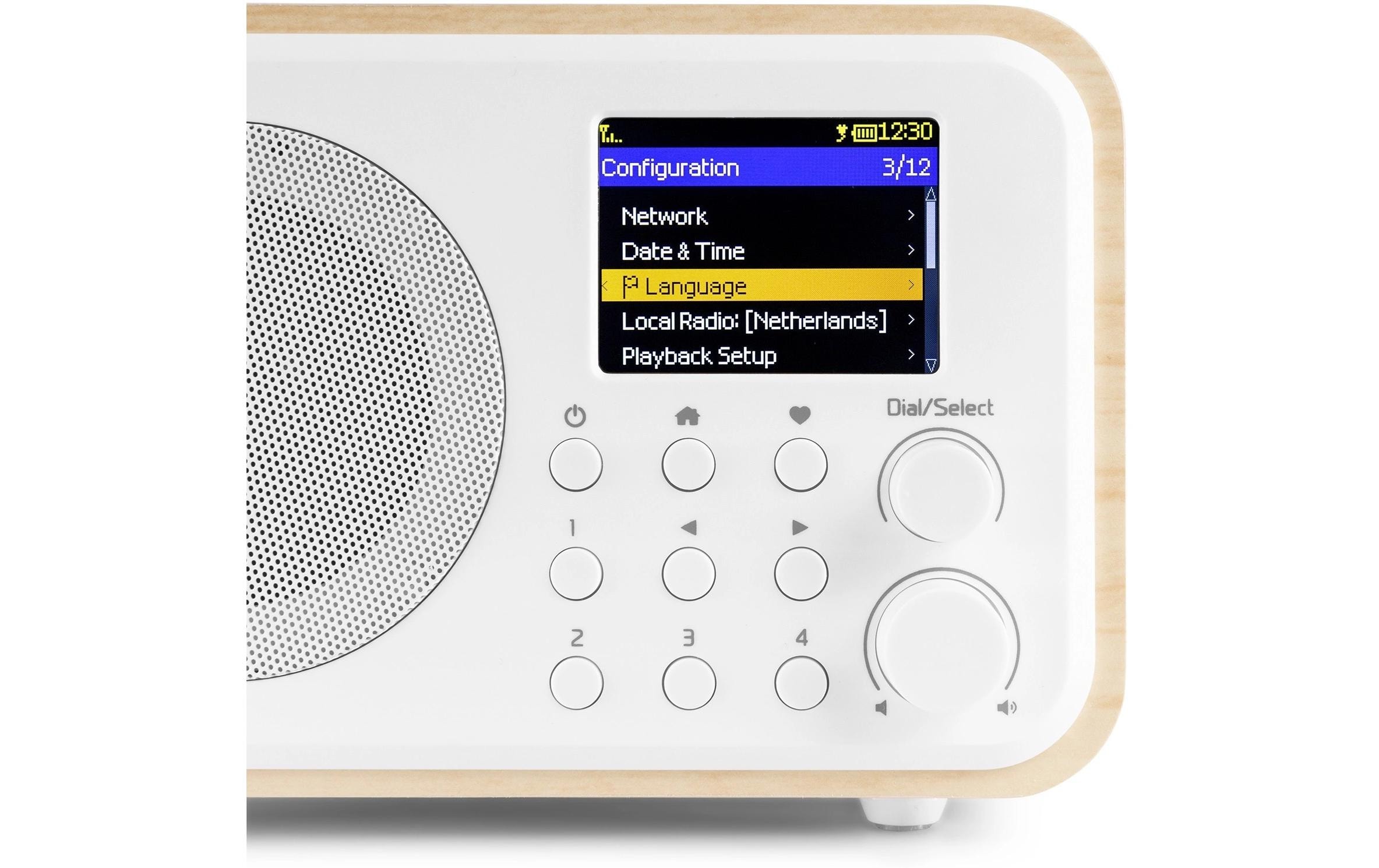 DAB+ Radio Vicenza Weiss<br>DAB+ Radio mit Akku, Internet Radio und Bluetooth