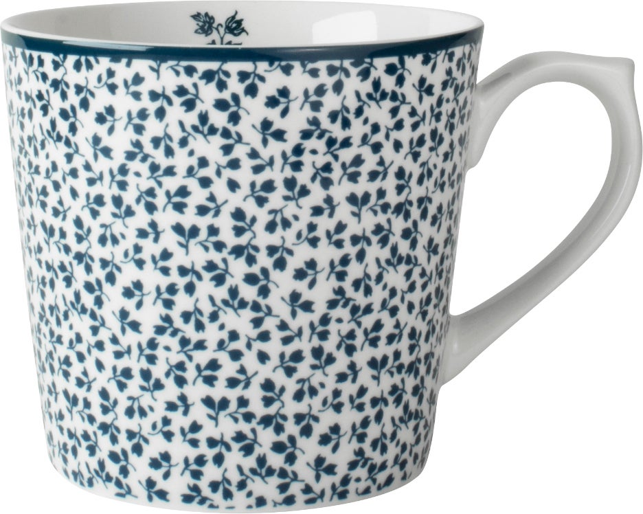 Laura Ashley mok XL Floris blauw 540 ml