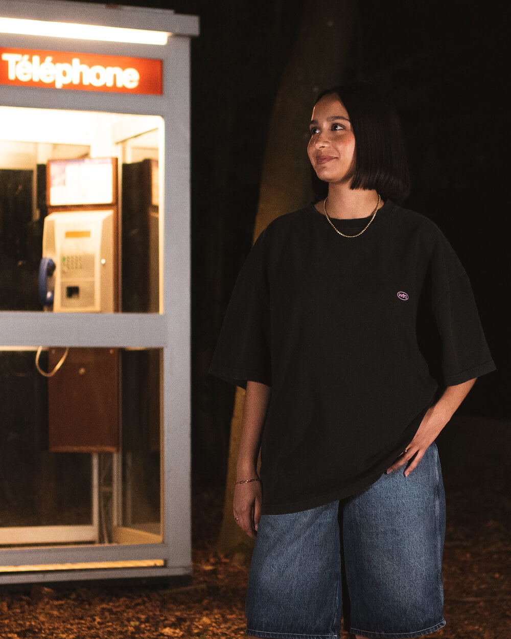 wtn. Always Forward T-Shirt Washed Black