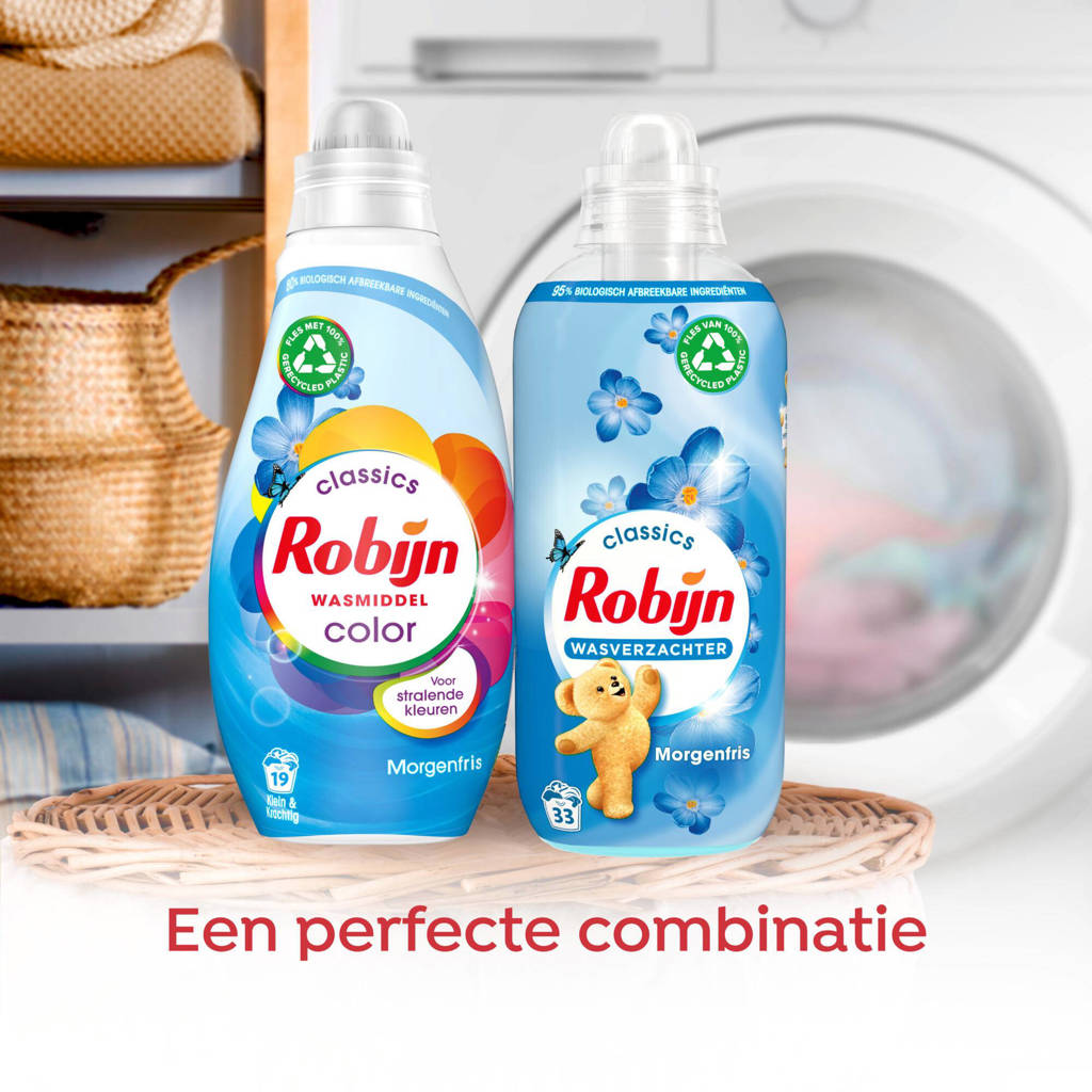 wasmiddel en wasverzachter pakket - Morgenfris - set van 5 - 60 wasbeurten