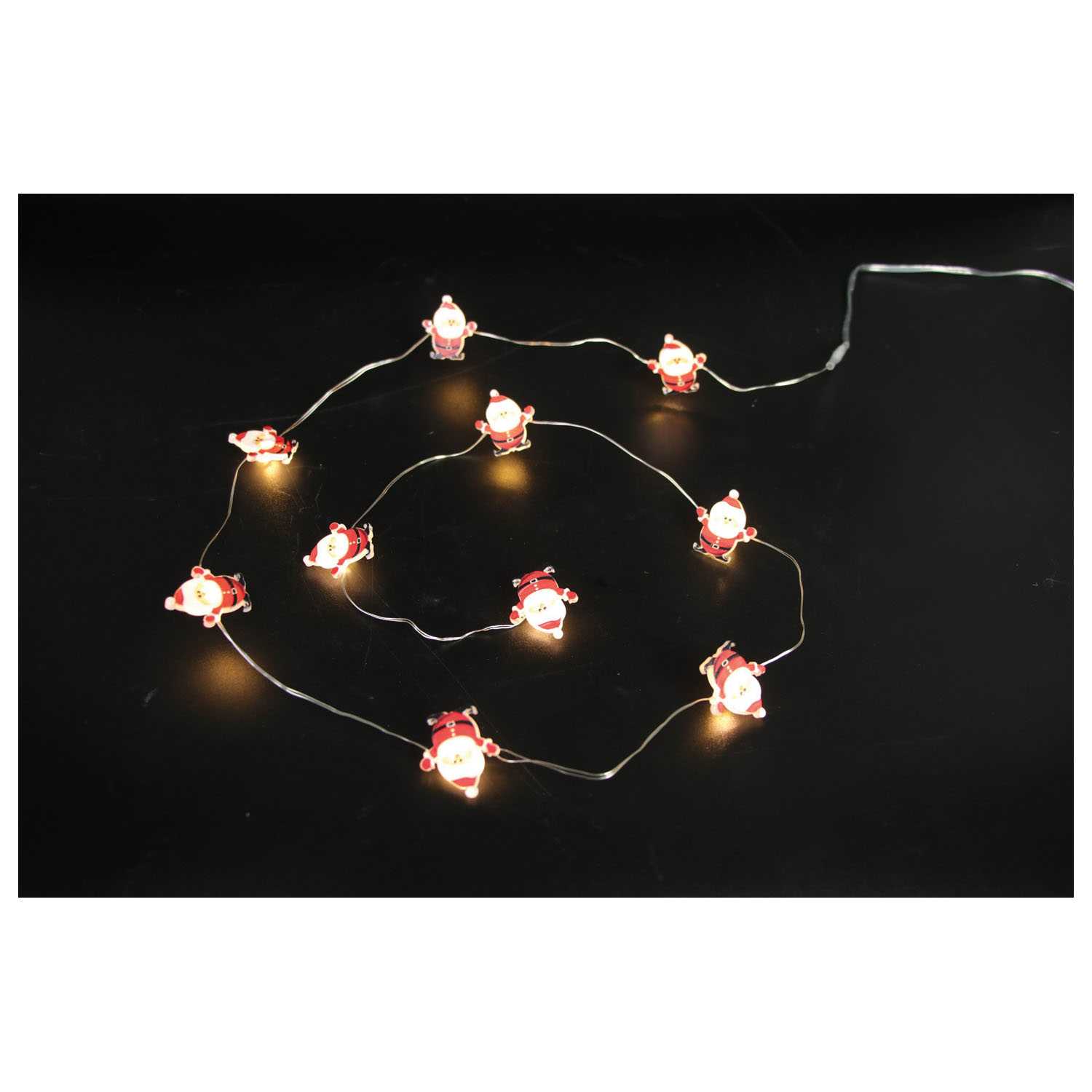 novooo Lichterkette 10LED Acrylfiguren 4f