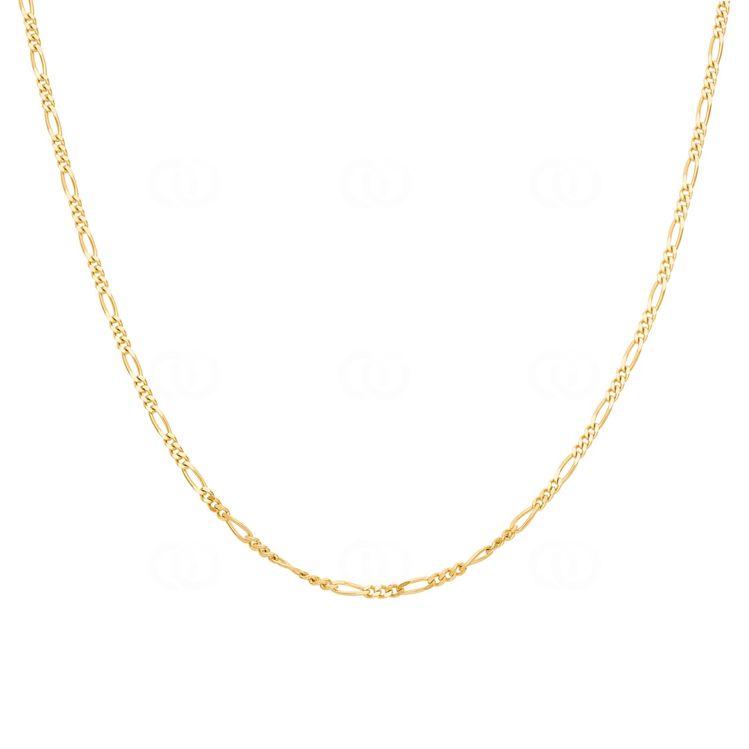 Figarokette 375/9 K Gelbgold. 1.8mm